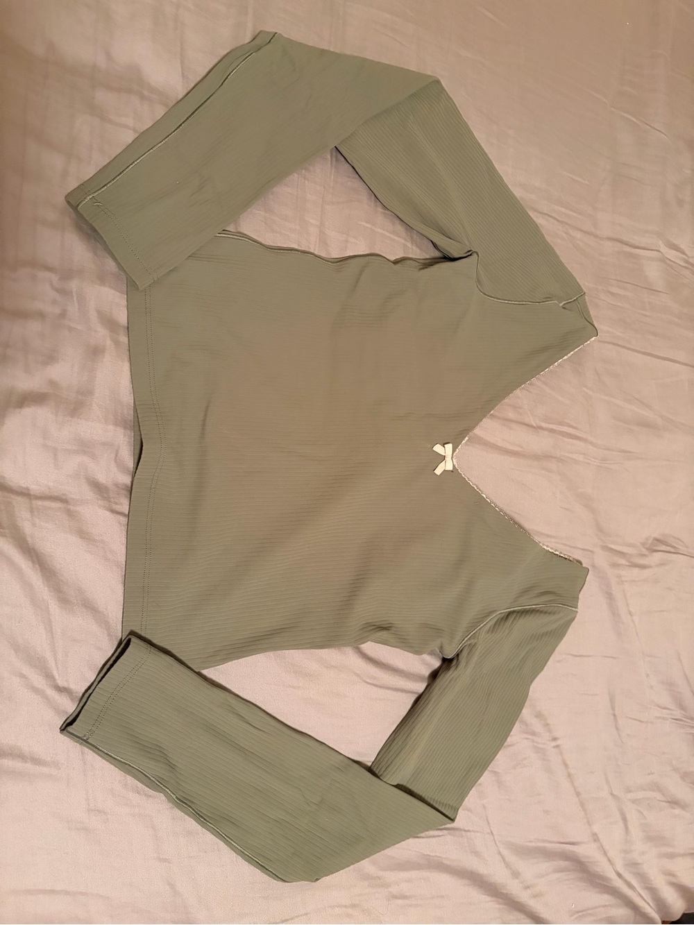 Offline by Aerie Rib Open V-Neck Shirt